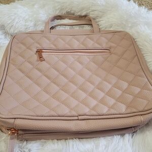 Quilted Pink Travel Bag Toiletries